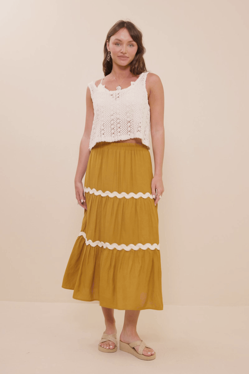 Womens Crochet Knit Cropped Tank