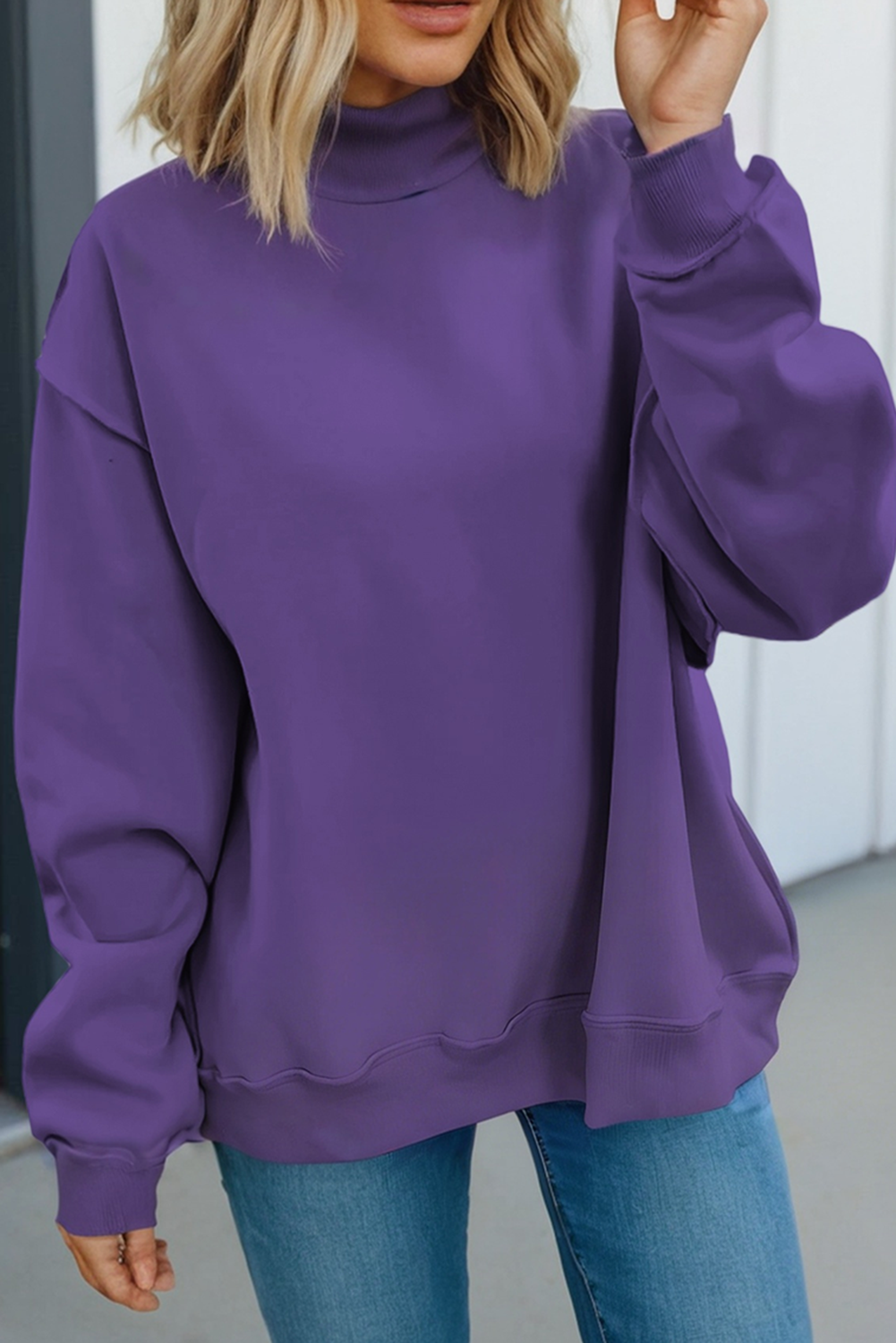 LAS Oversize Drop Shoulder Reversible Sweatshirt (S-XL)