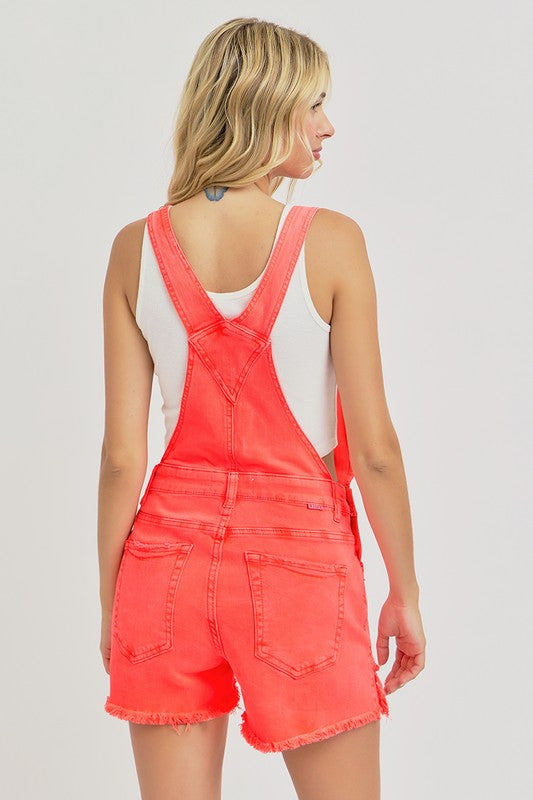 Risen Coral Crush Distressed Shortall