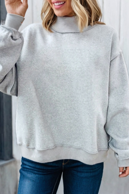 LAS Oversize Drop Shoulder Reversible Sweatshirt (S-XL)